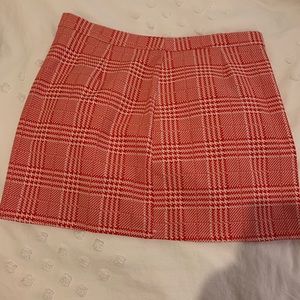 Forever 21 Red Plaid Skirt